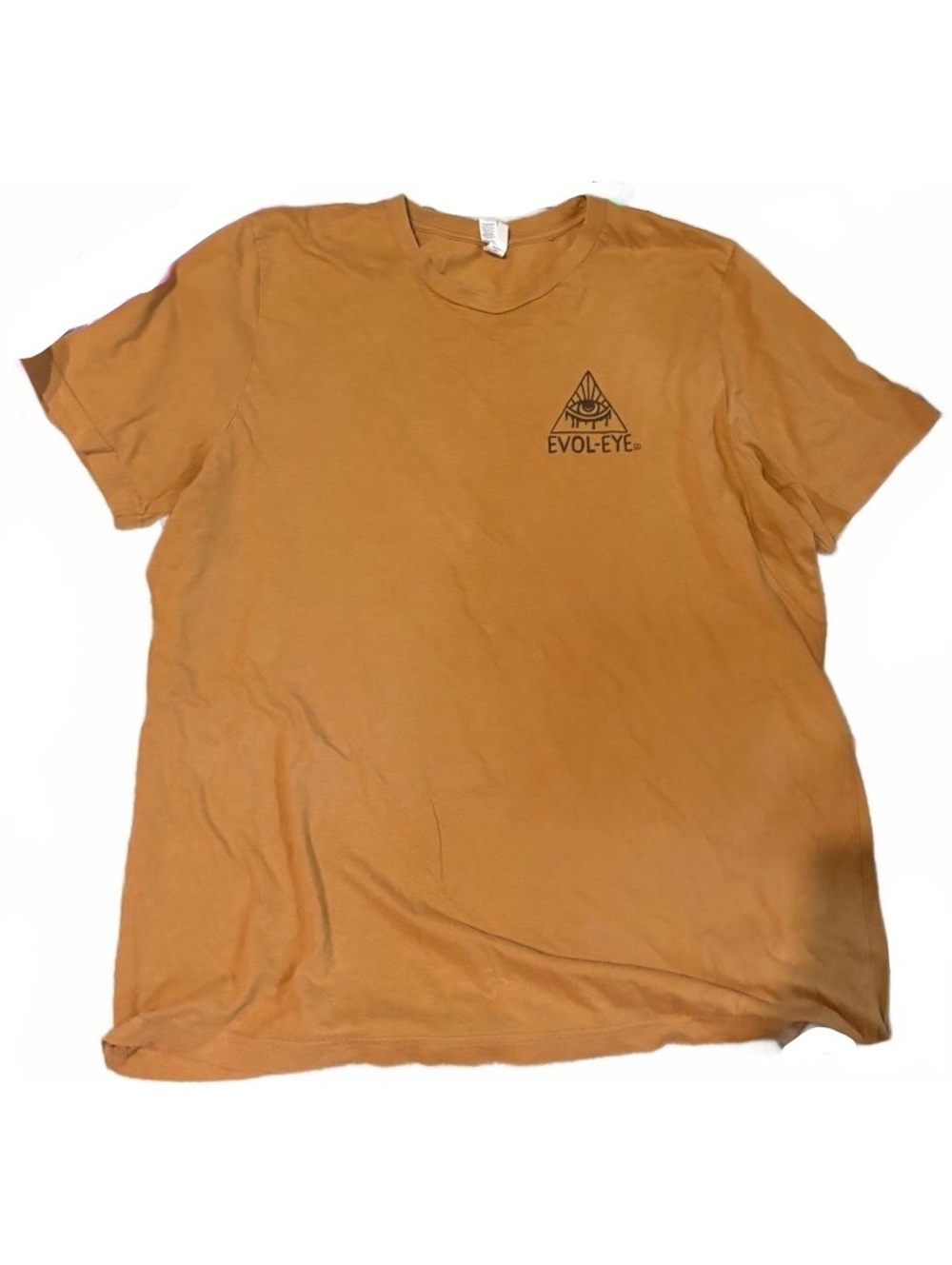 Observe don’t Absorb Camel-Tan T-shirt - Men’s XL